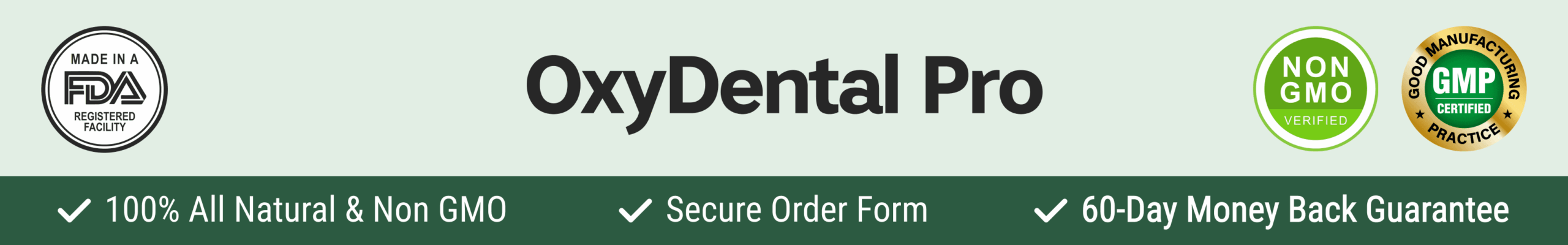 OxyDental Pro Banner