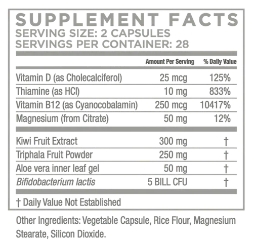 Total Bowel Release Supplement Facts