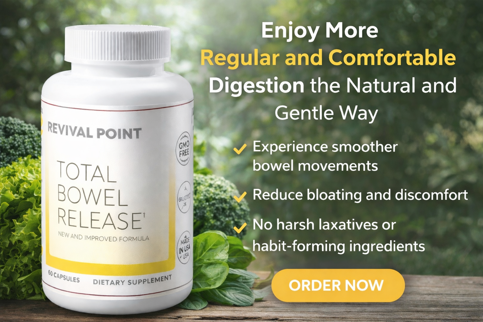Total Bowel Release dietary supplement promo